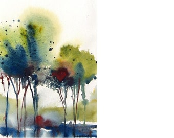 Little Grove III - Original Watercolor Painting