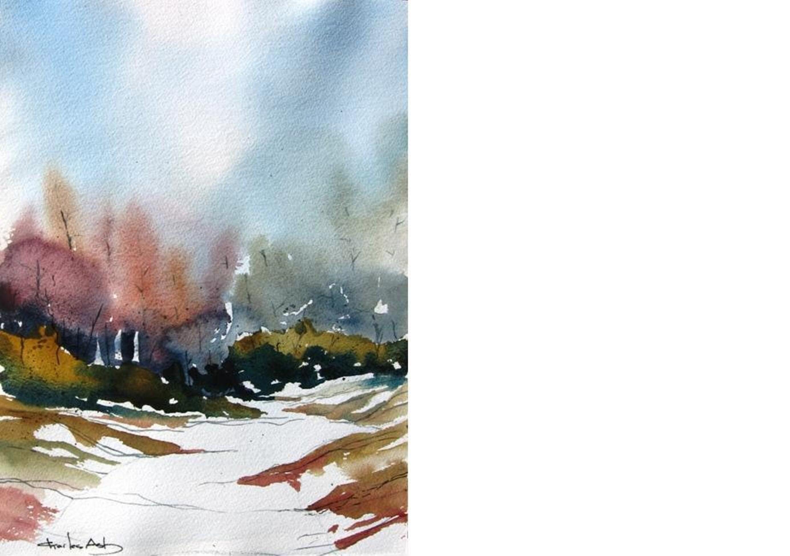 Arroyo 2 - Original Watercolor Painting