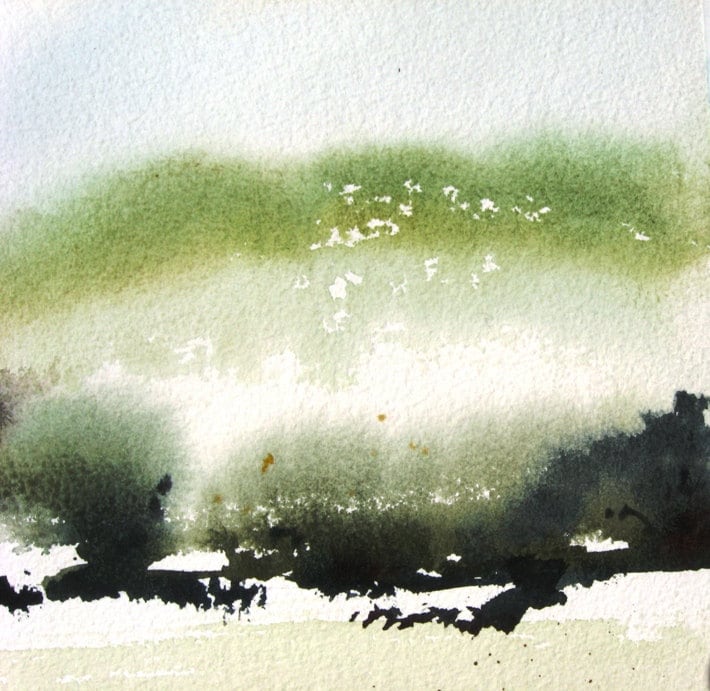 Summer Highlands - Original Watercolor Painting - Etsy