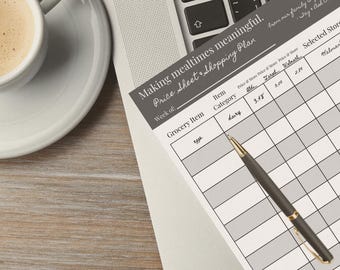 Comparación de precios de comestibles y planificador de compras