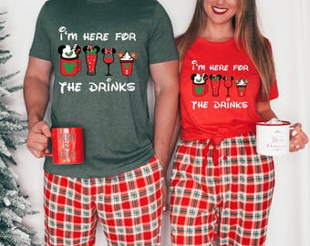 I'm Here For The Snacks, I am Here For The Drinks, Family Shirt, Disney Food Beer Shirts, Disneyland Shirts, Disneyworld Vacation T-shirt