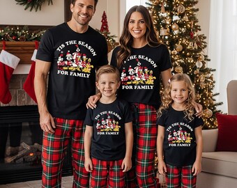 Tis the season Mickey and Friends Shirt, Disney Christmas Tis the Season Shirt, Christmas Tis The Season Magical Disney Christmas T Shirt