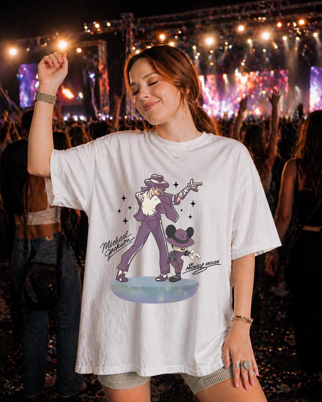 Mickey Michael Jackson T Shirt - Etsy