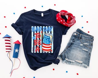 Bad Day To Be A Beer Shirt, 4th of July Beer Shirt, Patriotic Drinking Tee, Funny USA Party Tee, Independence Day BBQ Shirt, Beer Lover Tee