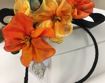 California Poppy Fascinator