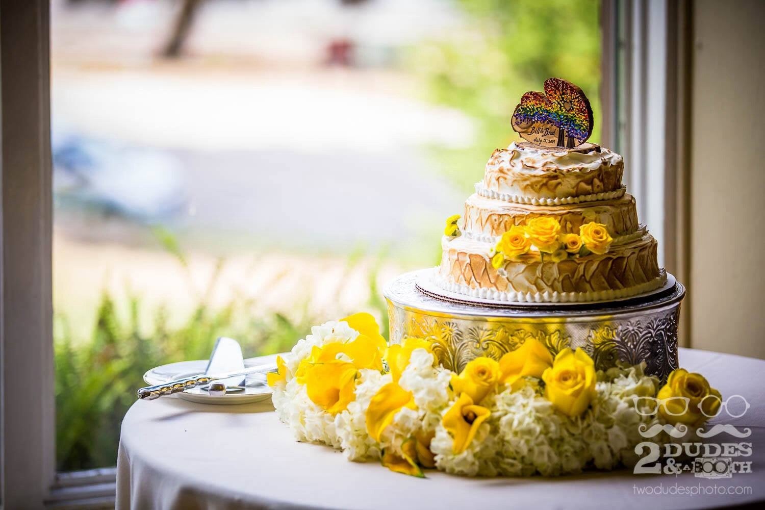 Tie Dye Spiral Rainbow Trees Cake Topper Live Edge Branch Etsy