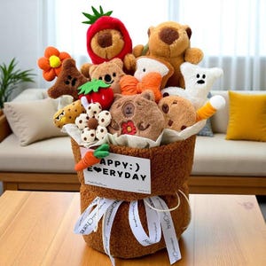 Plush Flower Bouquet, Graduation Gift, Perfect Toddler Gift, Colorful Plush Bouquet, Wedding Gift, Anniversary Gift
