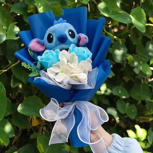 Plush Flower Bouquet, Colorful Cartoon Bouquet, Graduation Gift, Perfect Kids Gift, Unique Plush Anime Bouquet, Trendy Gift, Kids Heroes