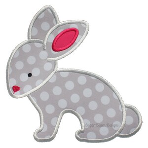 Sweet Bunny - Perfect for Easter or a Baby Item! -  Digital Appliqué Embroidery Design (103)