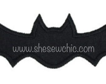 Bat - Halloween Digital Applique Embroidery Design (049)