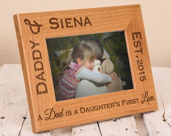 Dad and Daughter Personalized Picture Frame