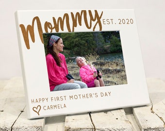 Personalized Mommy Script Picture Frame