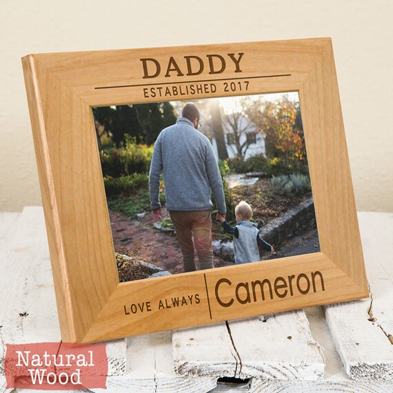 I love my daddy en bois cadre photo 4x6-personnaliser ce cadre-engrav gratuit