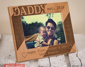 Personalized First Father's Day Picture Frame