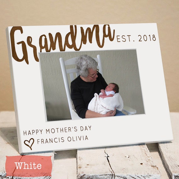 gifts for grandma personalized grandma picture frame etsy