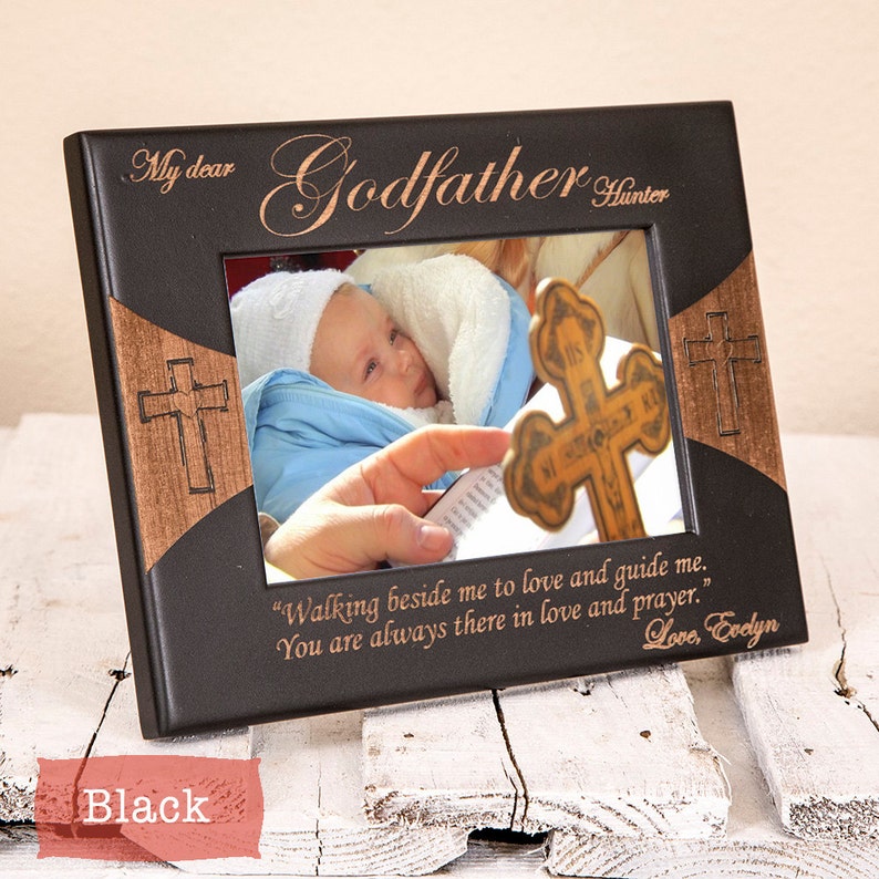 Personalized Godfather Picture Frame Custom Gift for Etsy