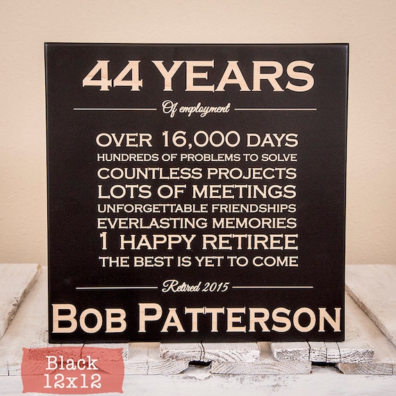 Retirement present deals