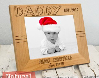 Personalized Christmas Picture Frame for Dad