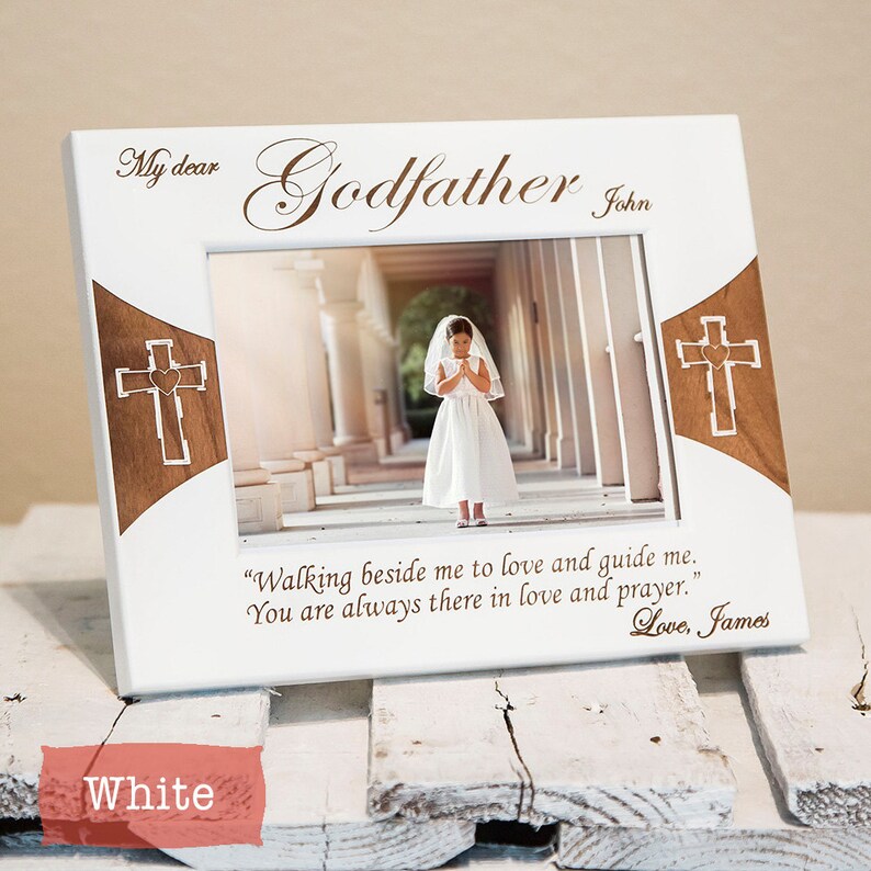 Personalized Godfather Picture Frame Custom Gift for Etsy