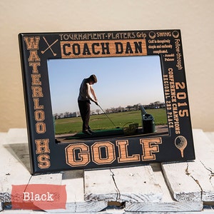 Personalized Golf Player Picture Frame - Custom Golfing Gift - Gift for Golfer - Golf Coach Gift - Golf Team Gift - Picture Frame for Golf