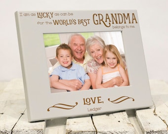 Personalized Worlds Best Grandma Picture Frame