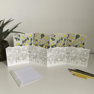 Carte d'anniversaire fête des mères, fleurs en papier, décoration en papier, projet d'artisanat, téléchargement immédiat, carte d'anniversaire de maman, marguerite, création en papier, activité de couleur, printemps