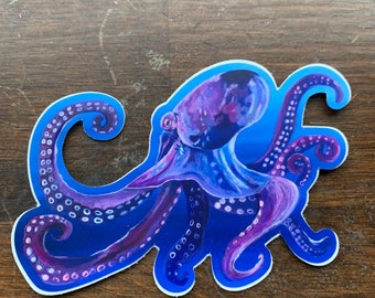 Octopus Sticker: Waterproof Vinyl Decal
