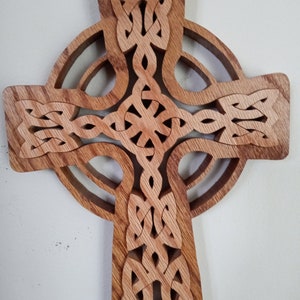Wood Celtic Cross