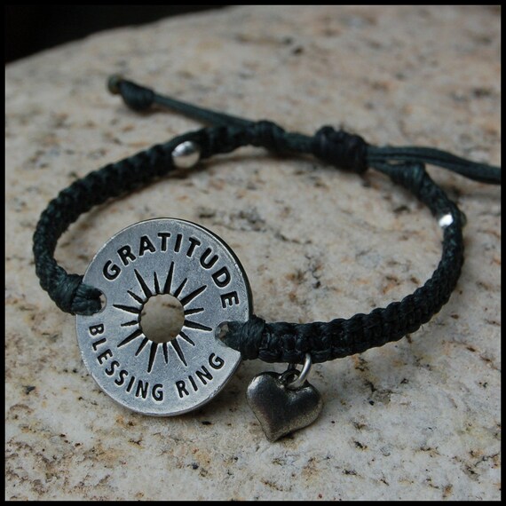 Items similar to GRATITUDE Blessing Bracelet on Etsy
