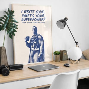 Funny Programmer Quote Print – IT Custom Developer Gift – Personalized Coding Wall Art – Software Engineer Decor – Geek Humor Poster Coder
