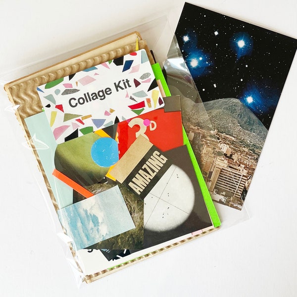 Space Collage Kit, 100 Pieces - Out of This World