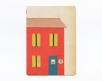 Red House Art, Vintage Collage Artwork - No.1