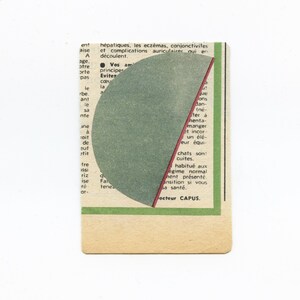 Abstract Shape Artwork, Contemporary Typography Collage With Vintage Papers - 77