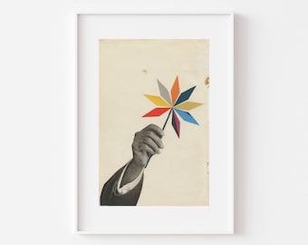 Abstract Flower Print - Summer
