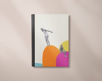 Mountain Hardback Notebook 5x7/A5/A4 - Cliff Diving