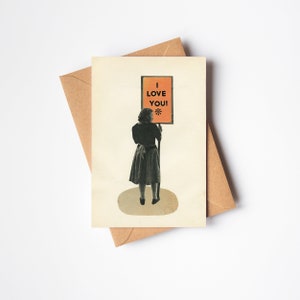 Anniversary Greeting Card, Valentine&#39;s Day Card - I Love You