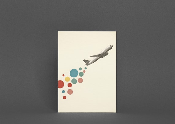 Aeroplane Card, Fathers Day Card - Leaving on a Jet Plane