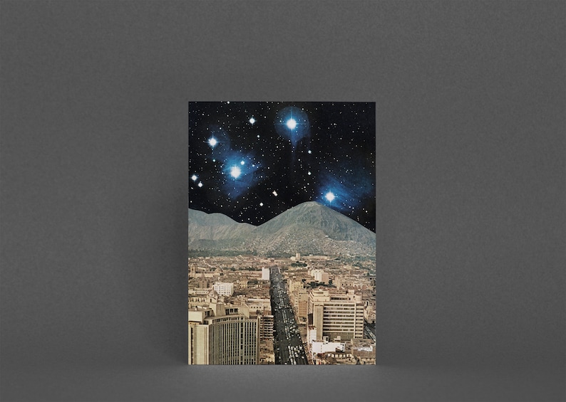 Sci-Fi Card Space City image 1