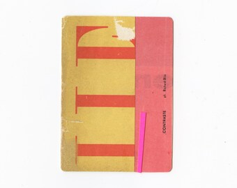 Pink Typography Artwork on Playing Card - 18