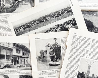 50 Vintage Pages With Images and Text for Junk Journal, Ephemera Pack