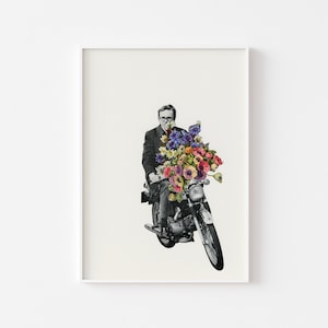 Motorcycle Art, Pop Art Print, Gift for Men - Pimp My Ride