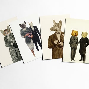 Tierische Postkarten, erschwingliche Kunst, moderne Schreibwaren, Geschenkideen - Play it cool