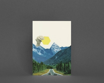 Mountain Greetings Card - Moving Mountains