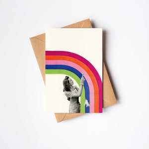 Regenbogen Karte, LGBTQ Pride, Jubiläum, Gay Hochzeit - Paint a Rainbow