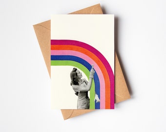 Rainbow Card, LGBTQ Pride, Anniversary, Gay Wedding - Paint a Rainbow