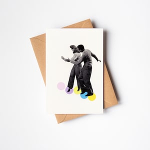Biglietto di auguri di danza - Passi di danza