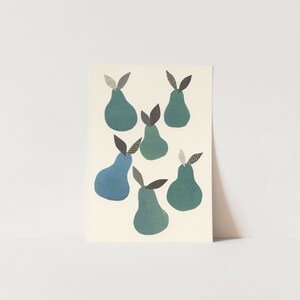 ORIGINAL COLLAGE Pears image 1