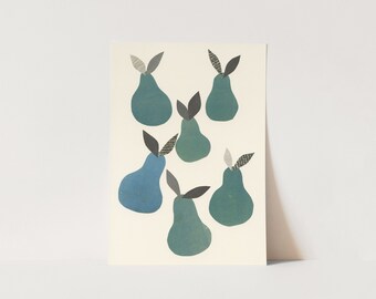 ORIGINAL COLLAGE - Pears