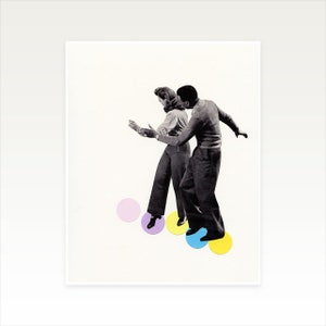 8x10 Inch Dance Art Print, Dance Studio Decor, Sale Item - Dance Steps
