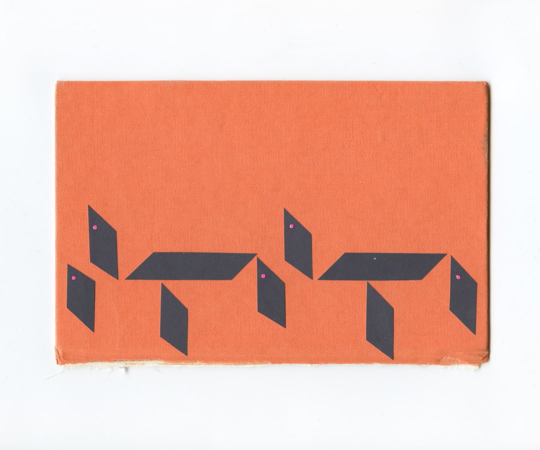 Original Geometric Art on Book Cover - Web - Etsy